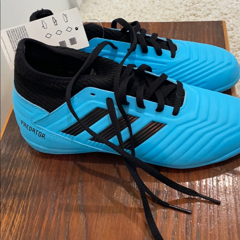 Kids adidas indoor soccer shoes